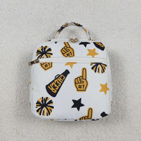 BA0362 Baby Bag Gold Black Cheer Lunch Boxes Bags