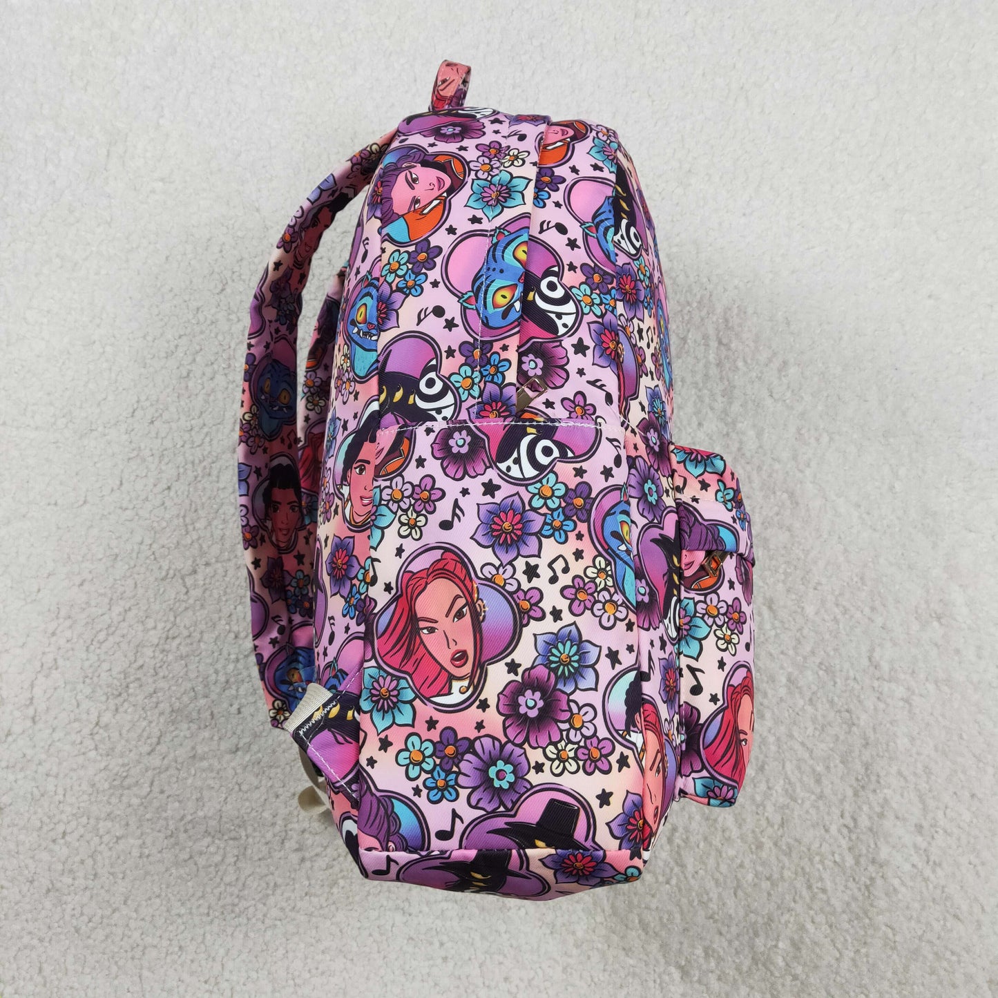 BA0384 Baby Girls Cartoon Demon Hunter Back to School Backpack Bags