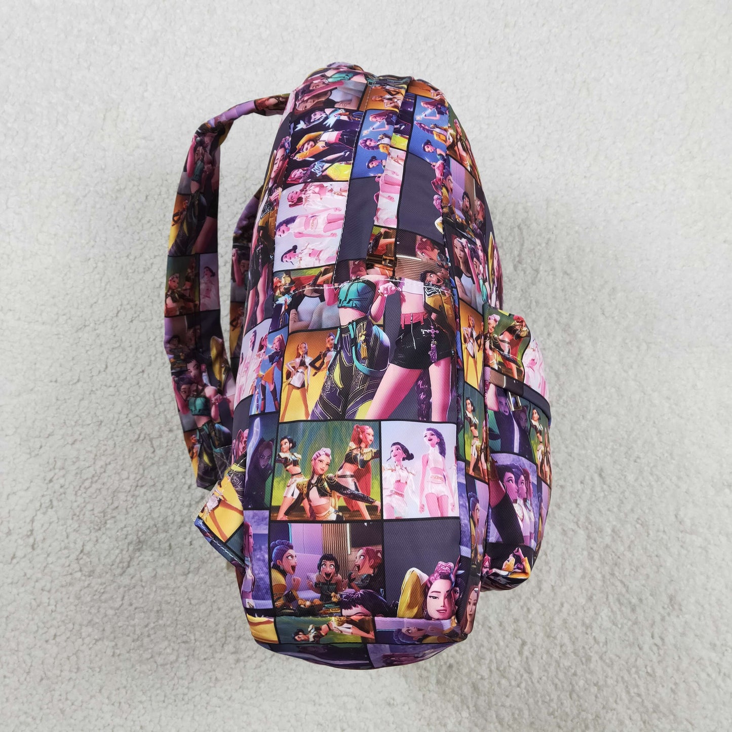 BA0386 Baby Girls Cartoon Demon Hunter Back to School Backpack Bags