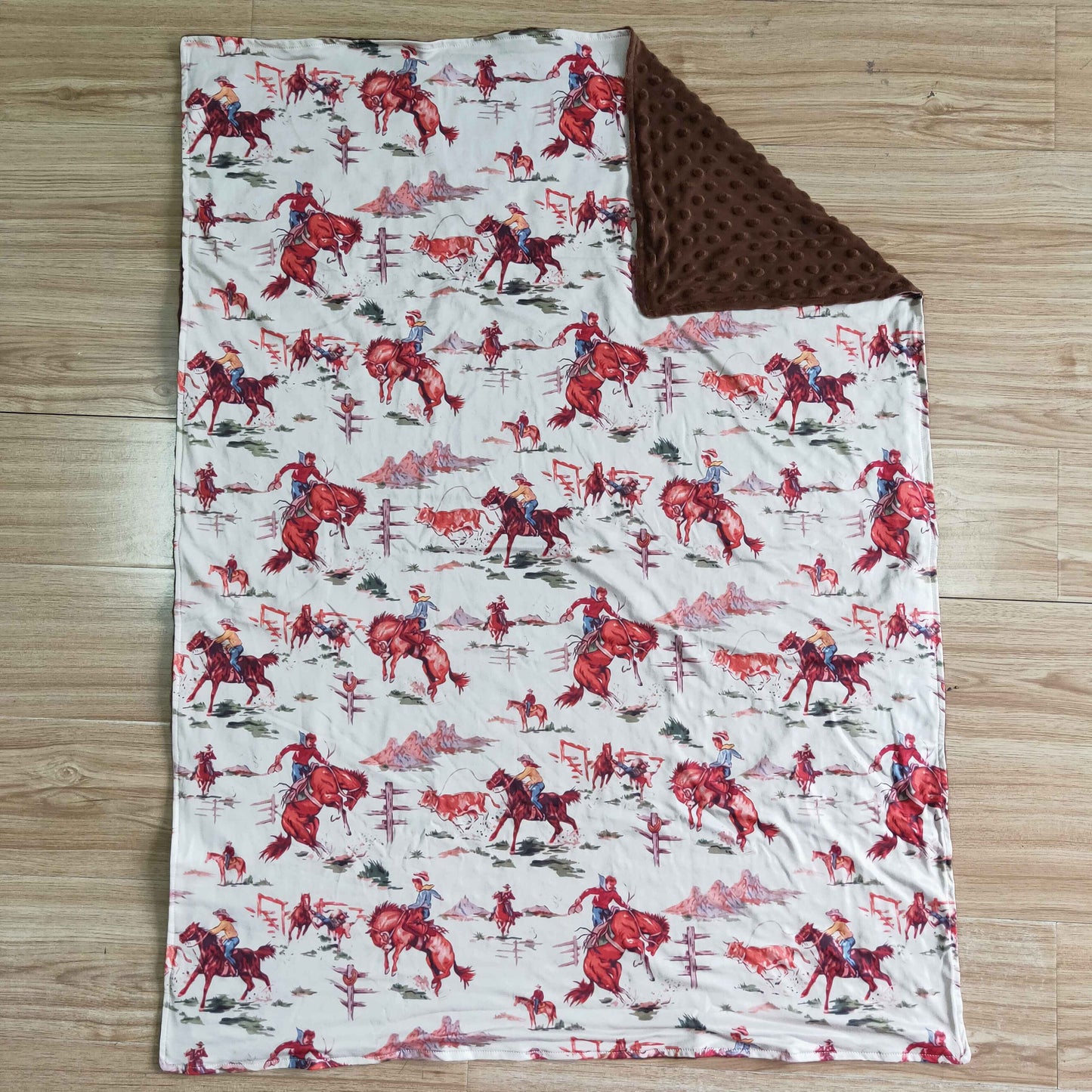 Sibling Baby Kids Western Blankets