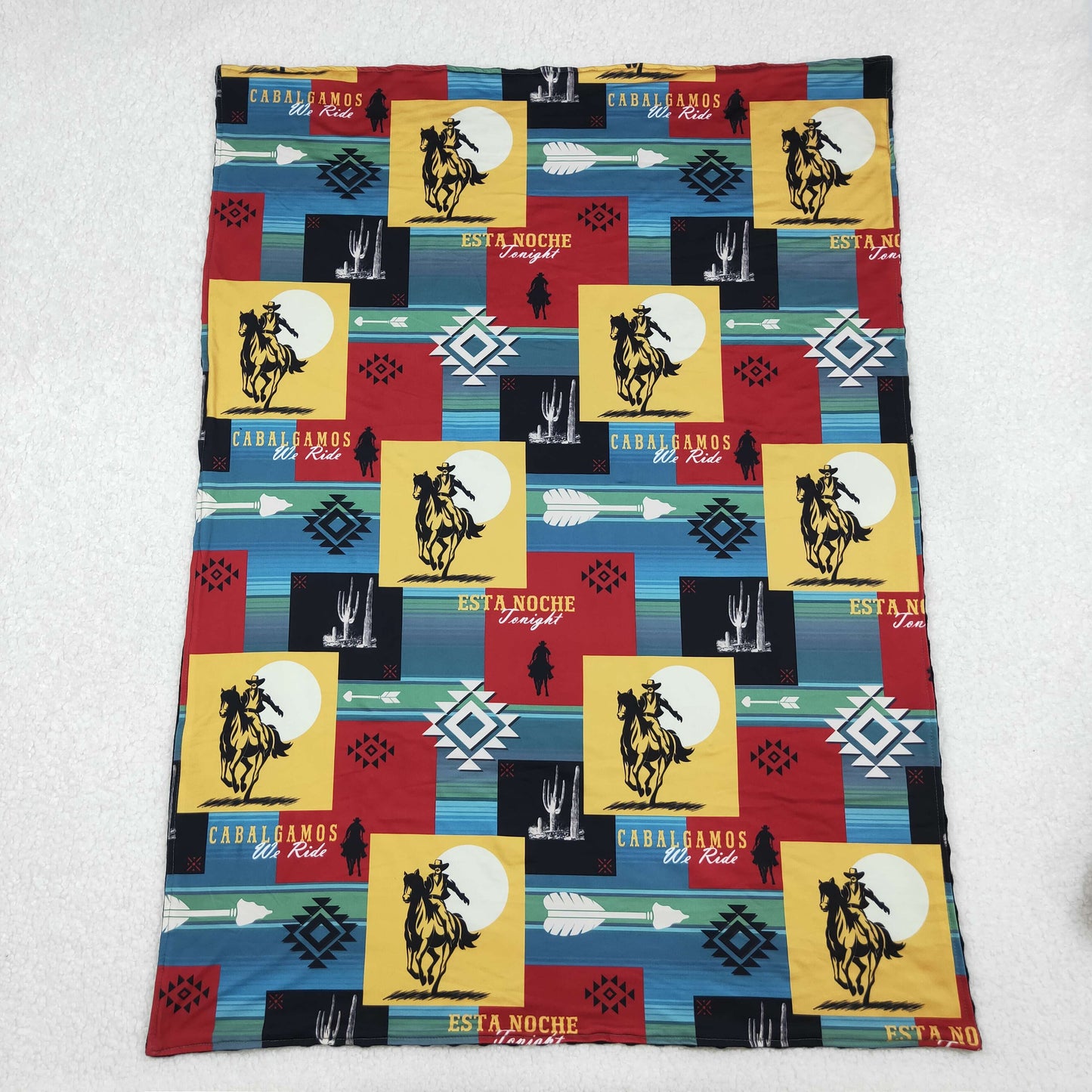 Sibling Baby Kids Western Blankets