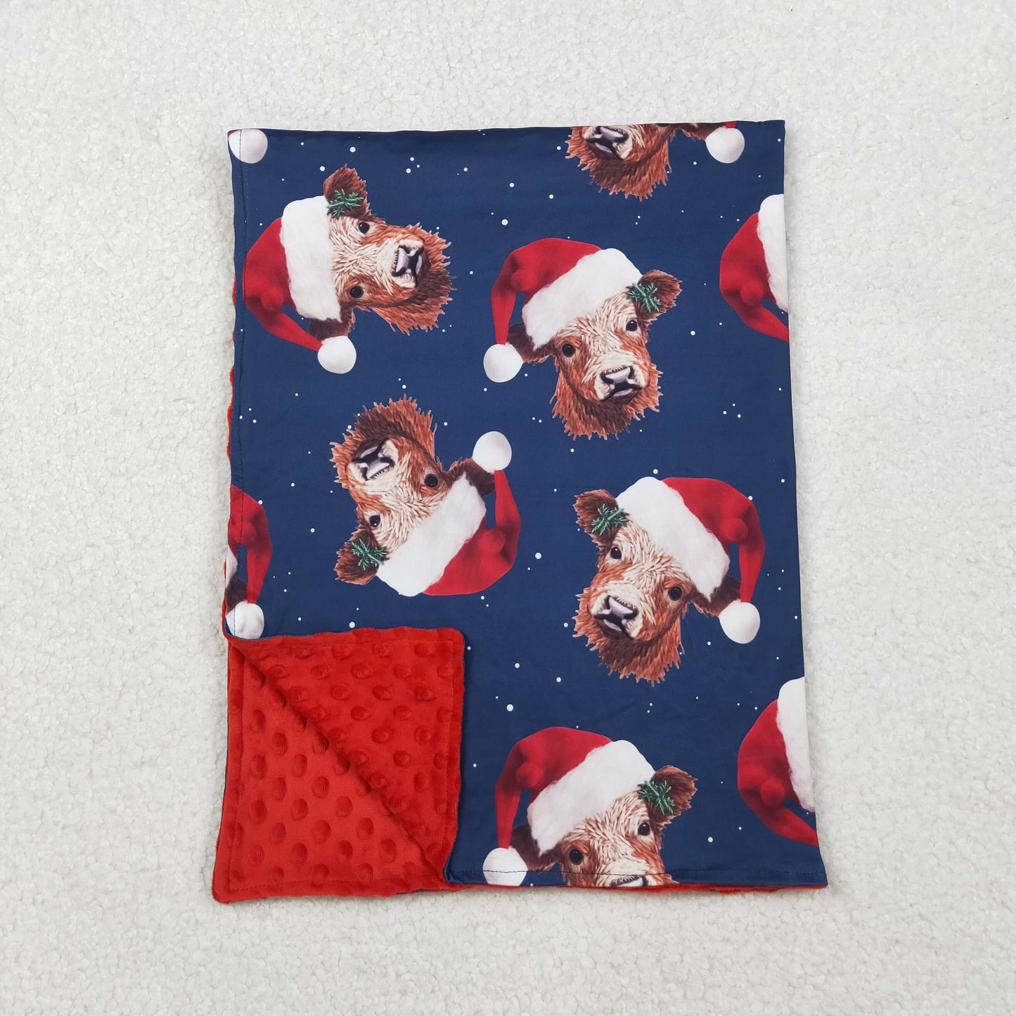 Sibling Baby Kids Christmas Blankets
