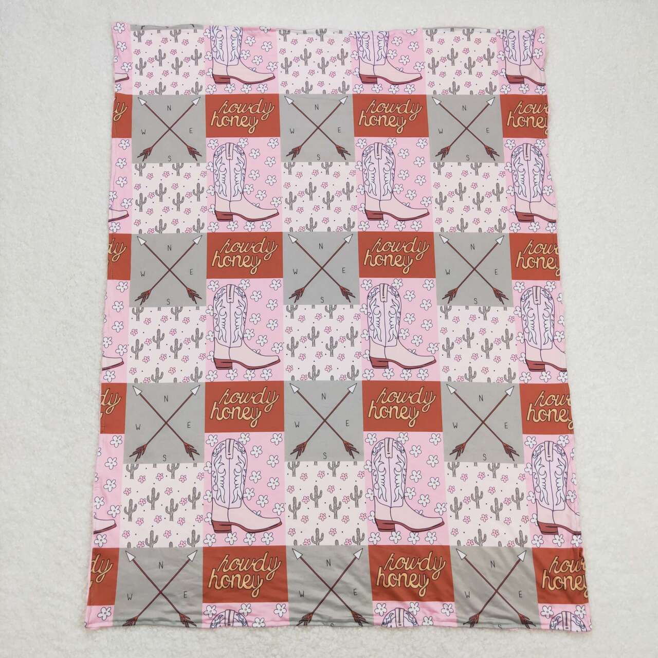 Sibling Baby Kids Western Blankets