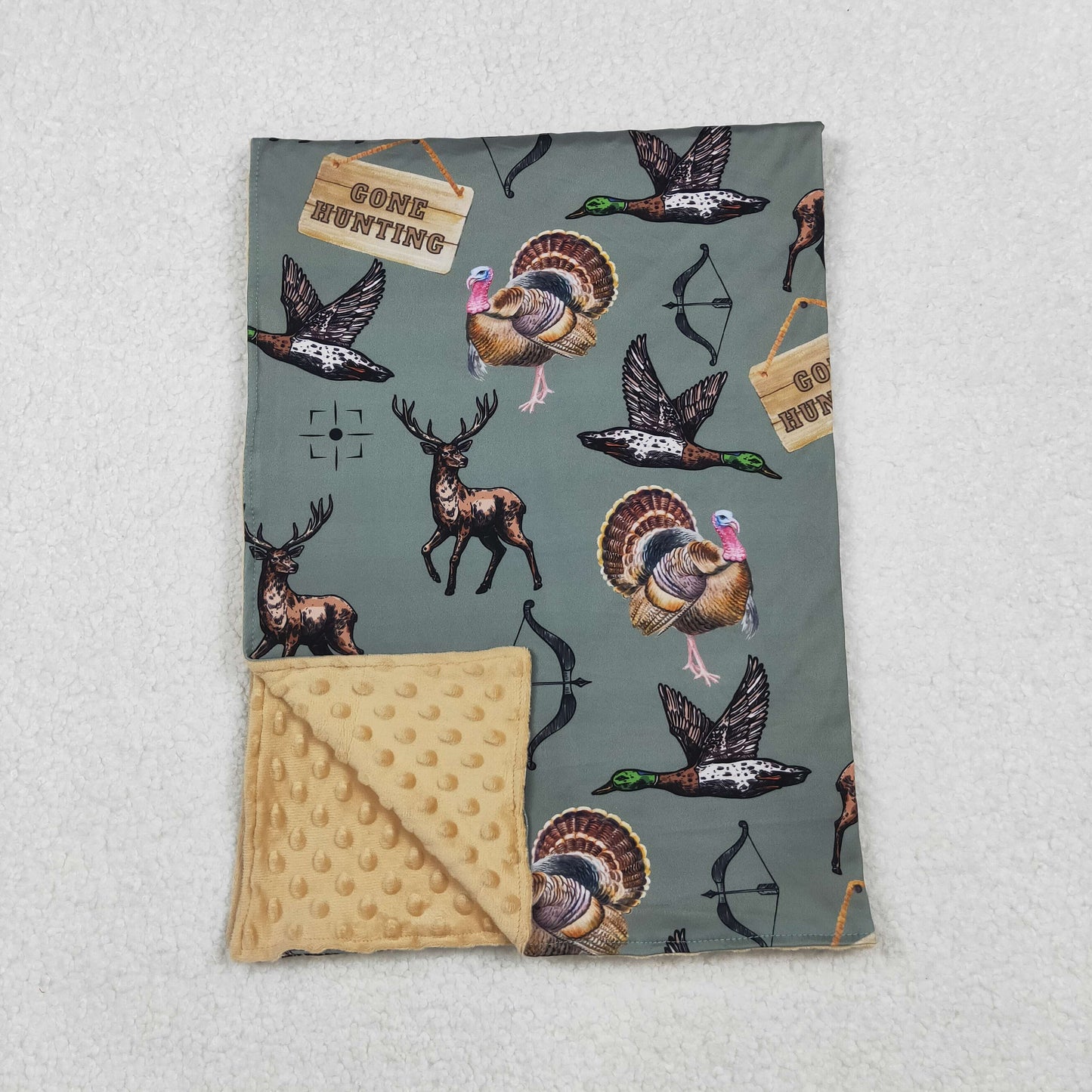 Sibling Baby Kids Southern Hunting Blankets