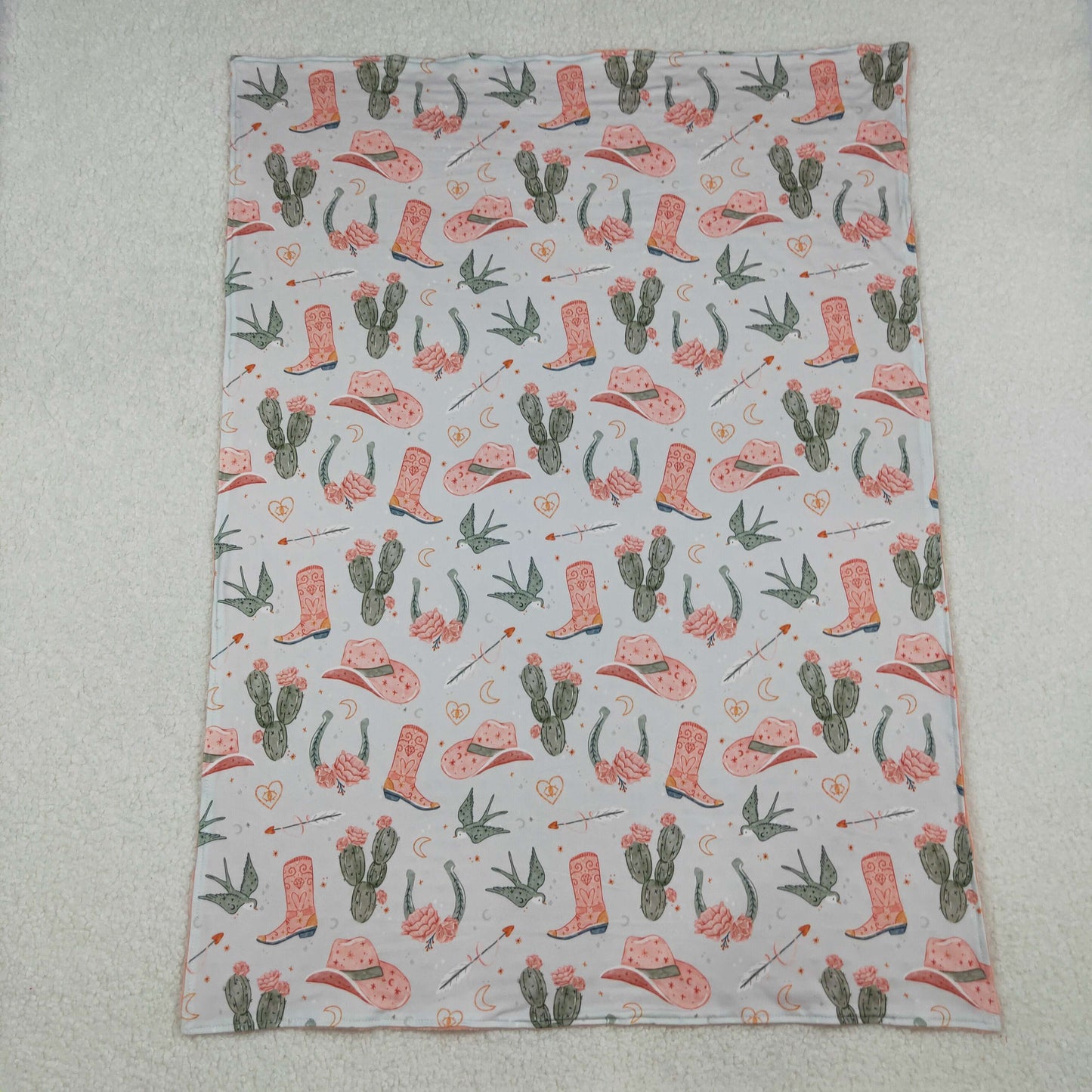 Sibling Baby Kids Western Blankets