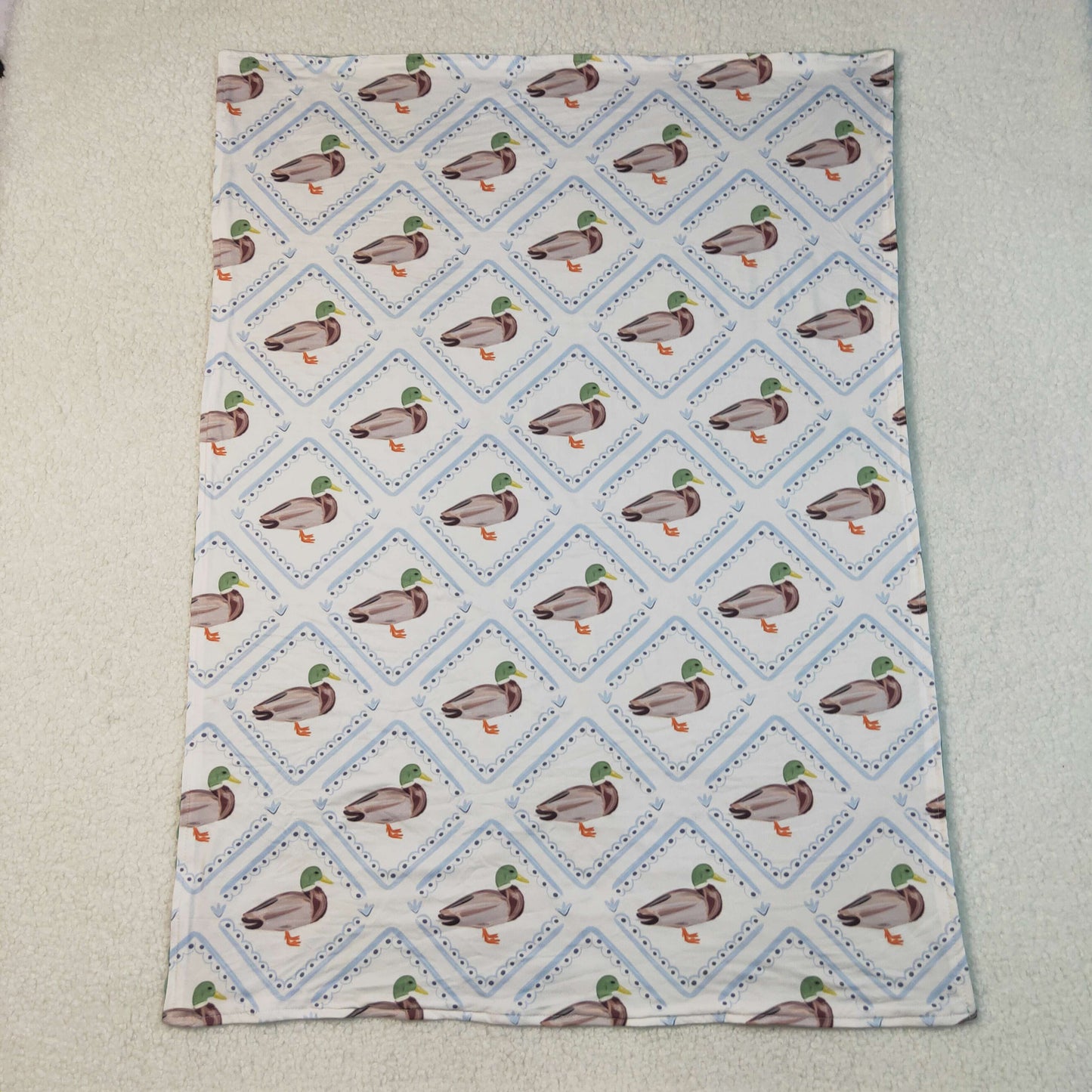 Sibling Baby Kids Camo Ducks Hunting Bows Blankets