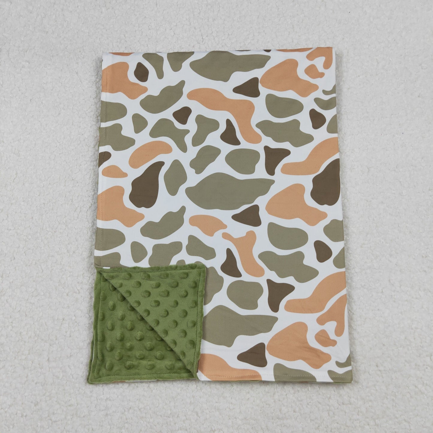 Sibling Baby Kids Camo Ducks Hunting Bows Blankets