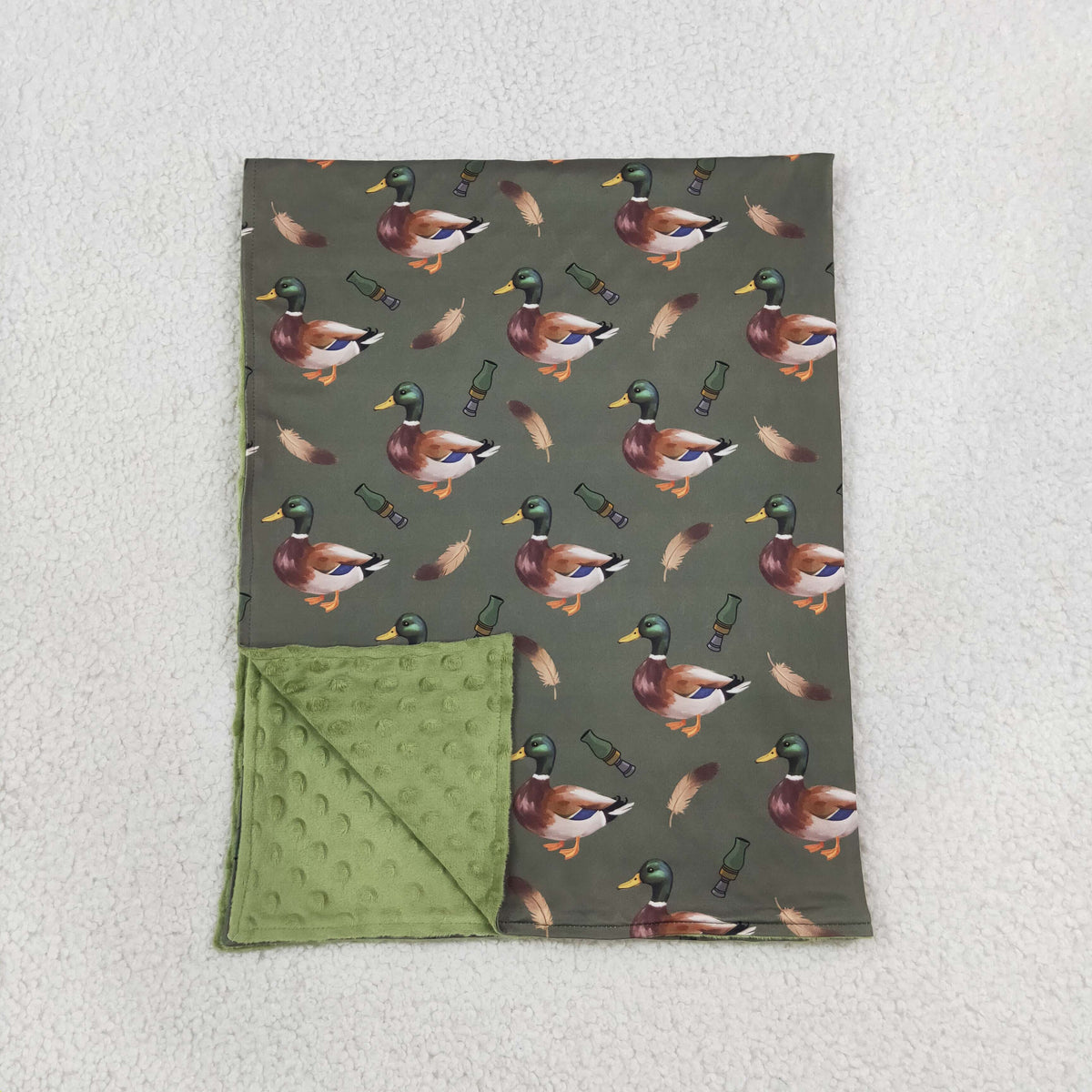 Sibling Baby Kids Ducks Calls Flowers Hunting Pajamas Sets Blanked