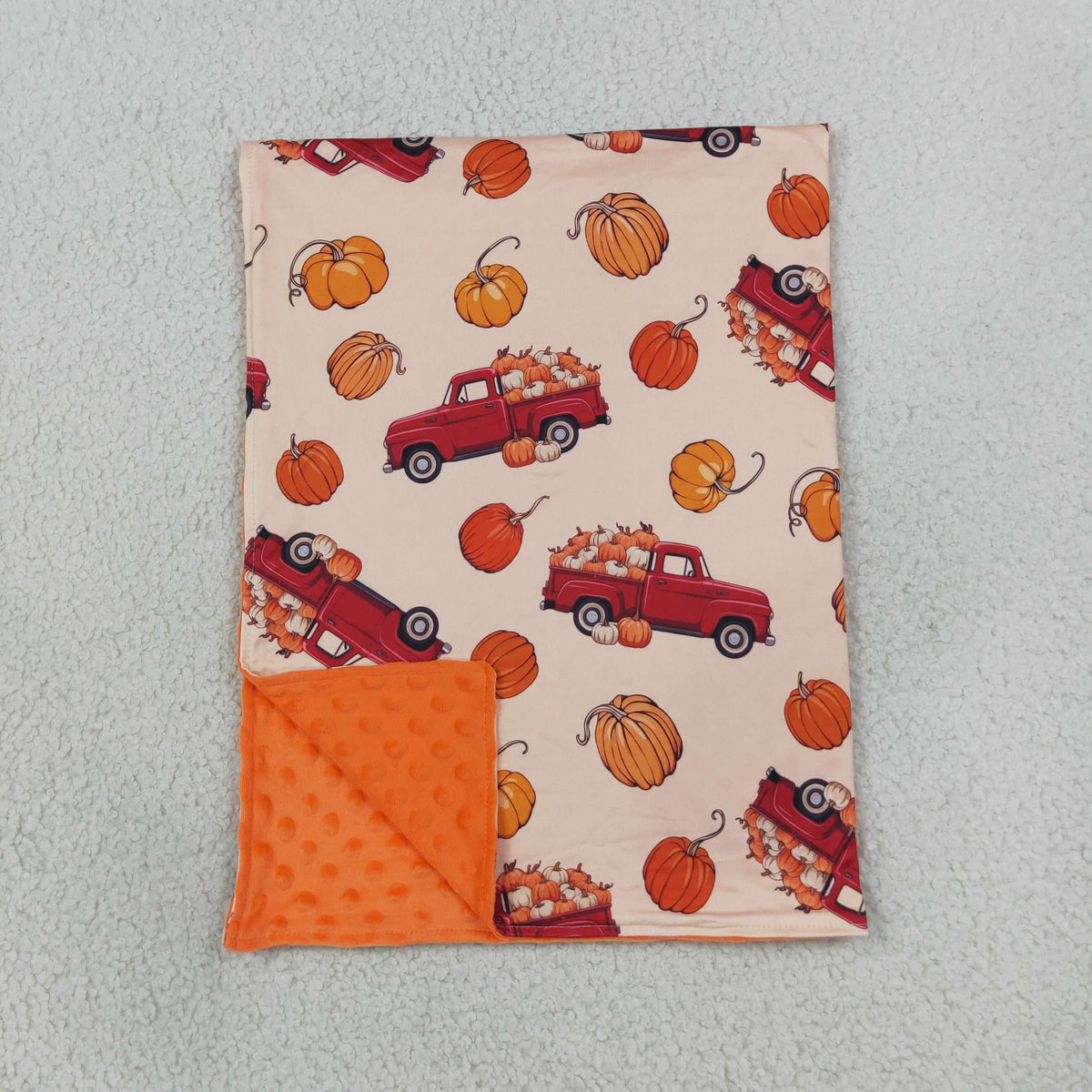 Sibling Baby Boys Pumpkins Cars Fall Pajamas Sets Zip Romper Pant Blanked