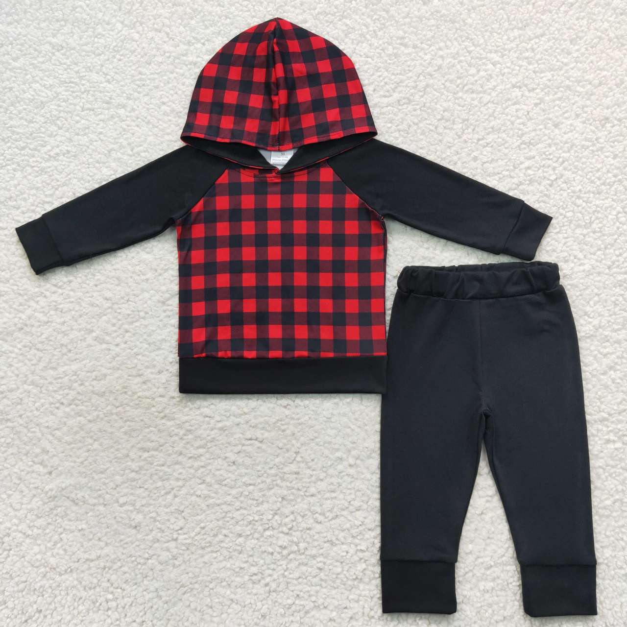 Sibling Baby Boys Girls Santa Lights Hoodie Top Leggings Bell Bottom Pant Christmas Clothes Set