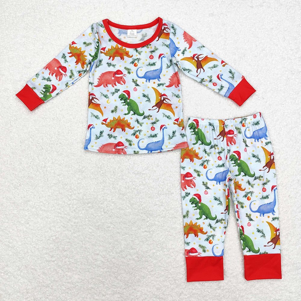 Sibling Baby Girls Santa Trees Gifts Top Pant Christmas Pajamas Clothes Sets