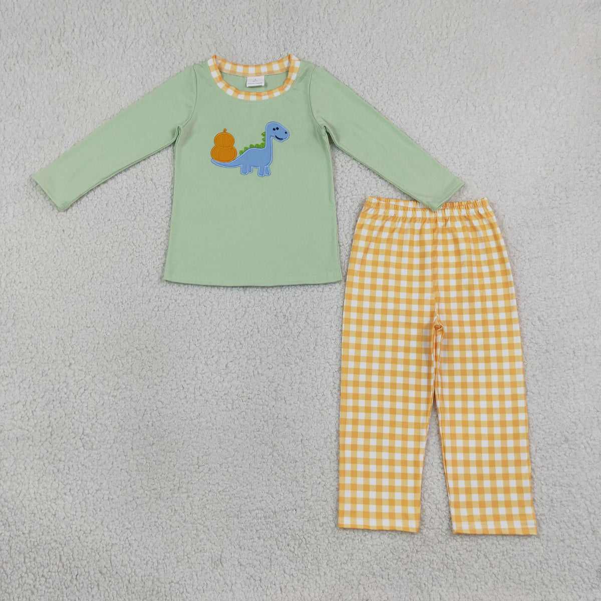 Sibling Baby Boys Embroidery Pumpkins Turkey Deer Top Jogger Pants Fall Clothes Sets