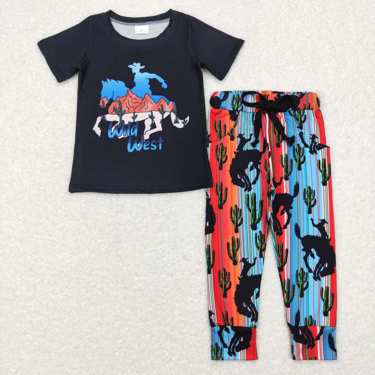 BSPO0138 baby boy clothes boy western outfit