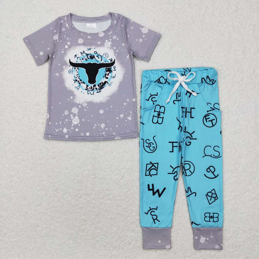 BSPO0224  toddler boy clothes cowboy outfit