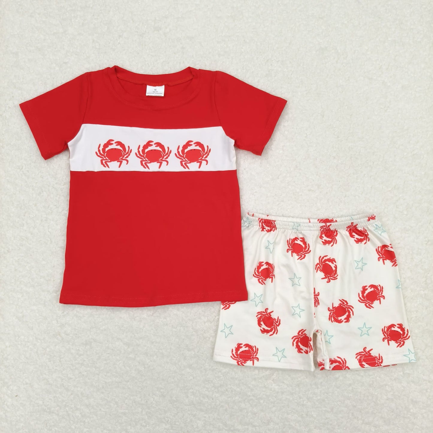 Sibling Baby Boys Short Sleeve Shirts Top Shorts Sea World Pajamas Clothes Sets