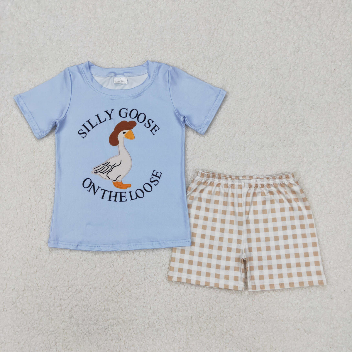 Sibling Baby Boys Short Sleeve Southern Camo Ducks Top Pockets Short Hunting Clothes Sets