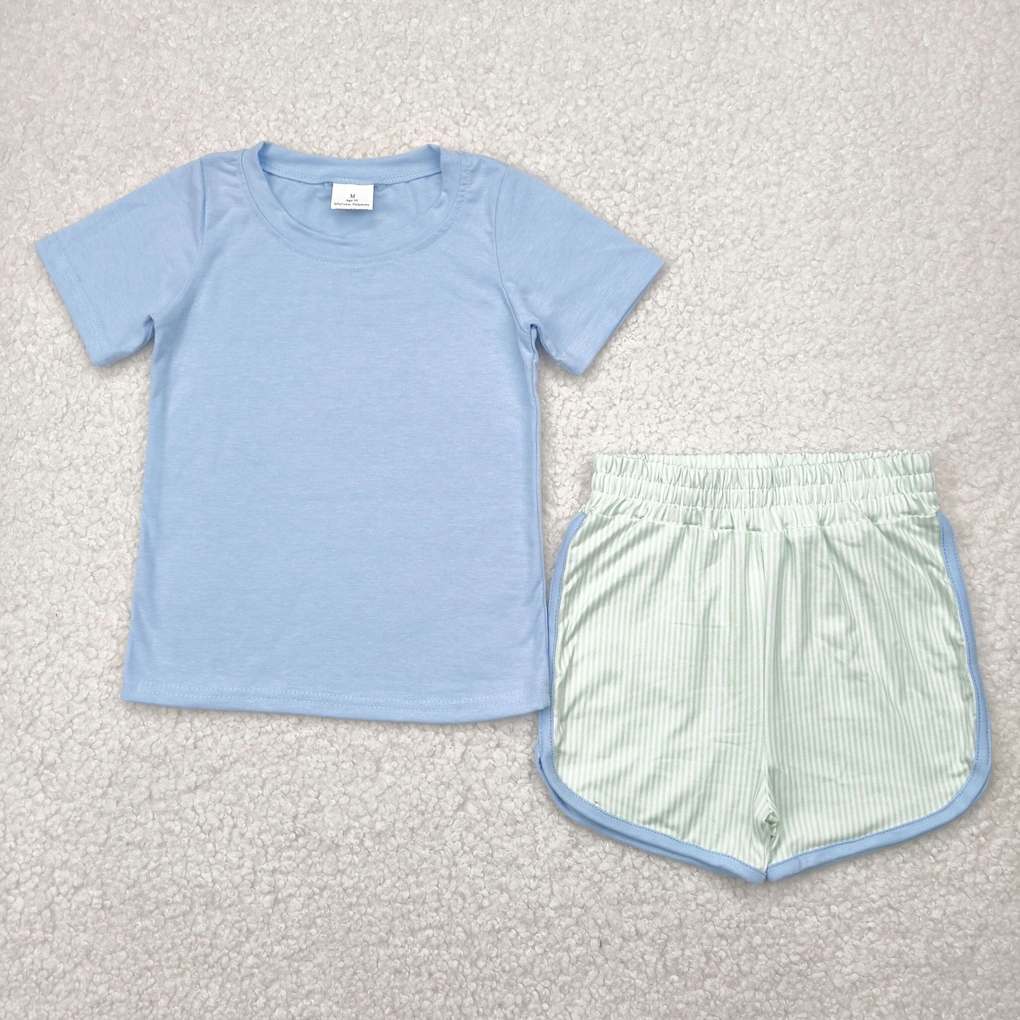 Sibling Baby Boys Shirt Top Shorts Summer Clothes Sets