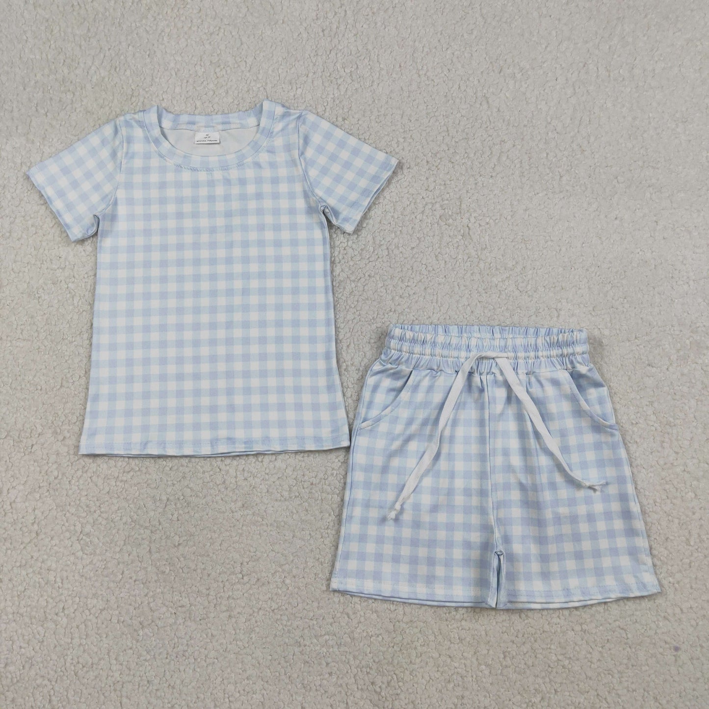 Sibling Baby Boys Short Sleeve Shirts Top Pockets Shorts Pajamas Clothes Sets