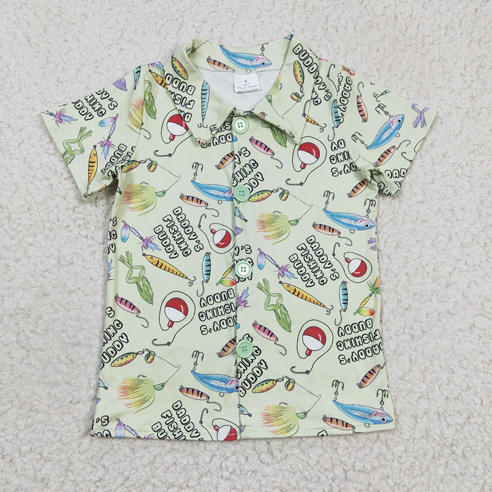 Sibling Fishing Hunting Baby Boys Button up shirts