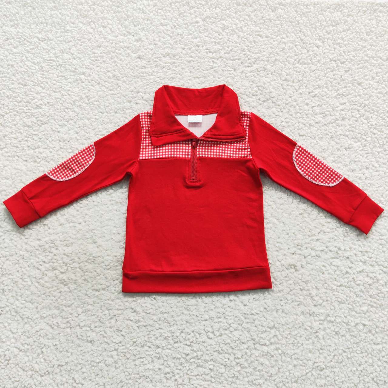 Sibling Baby Boys Long Sleeves Western Camo Aztec Half Zipper Pullovers Top