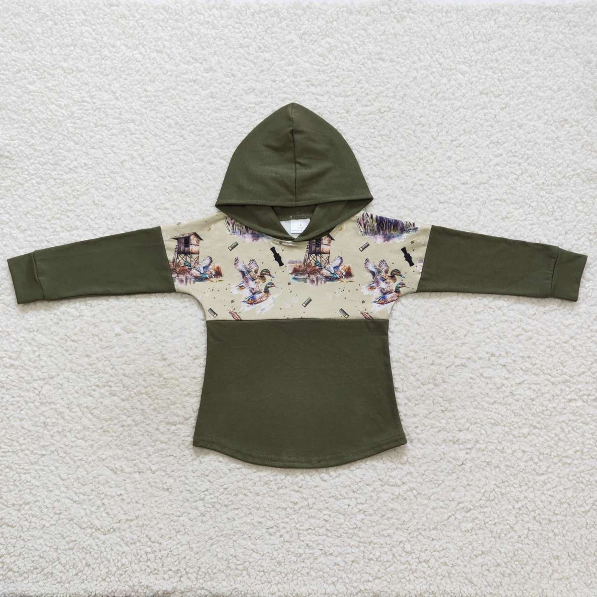 Sibling Baby Boys Long Sleeve Western Hunting Hoodies Top
