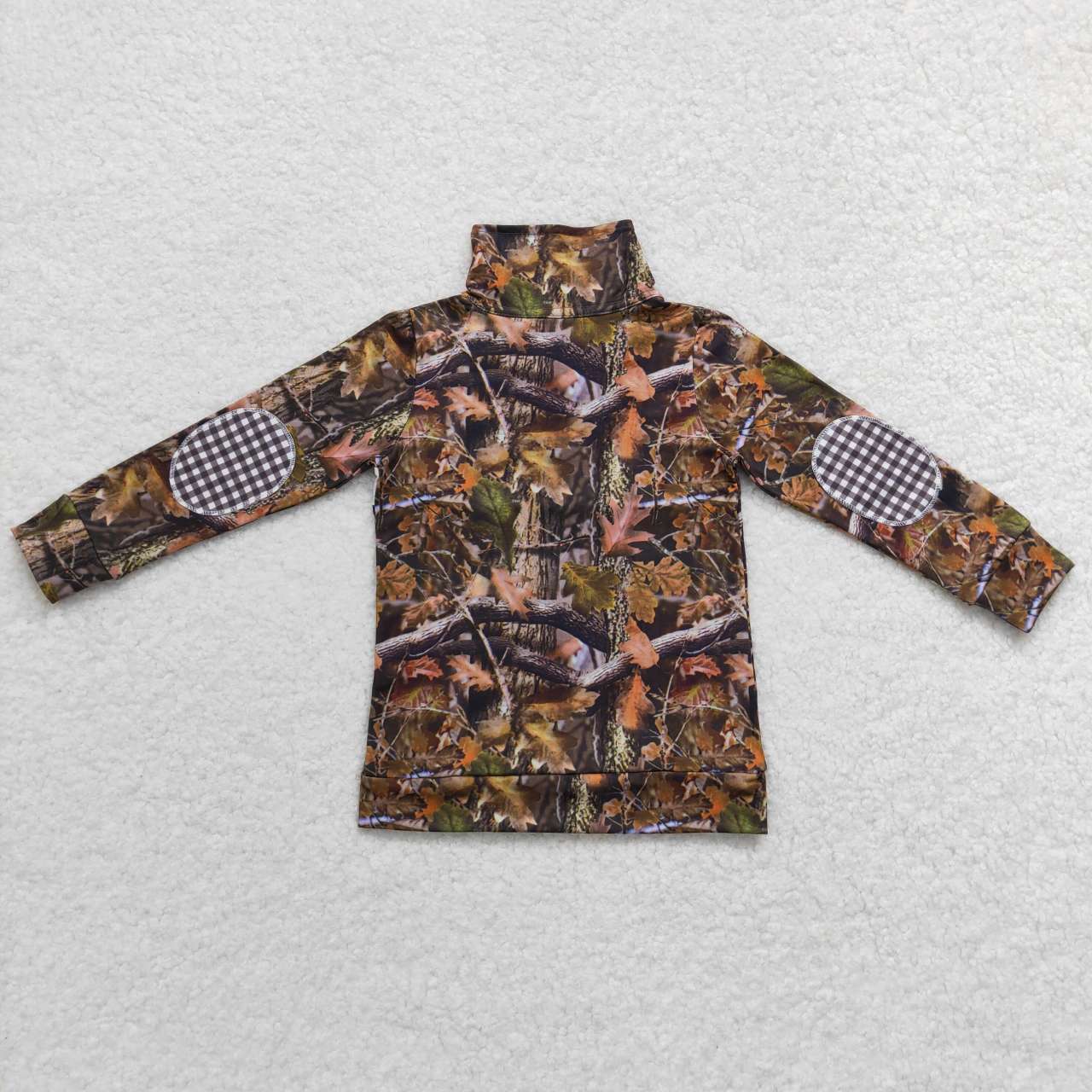 BT0331  green camo jacket boys polo tops