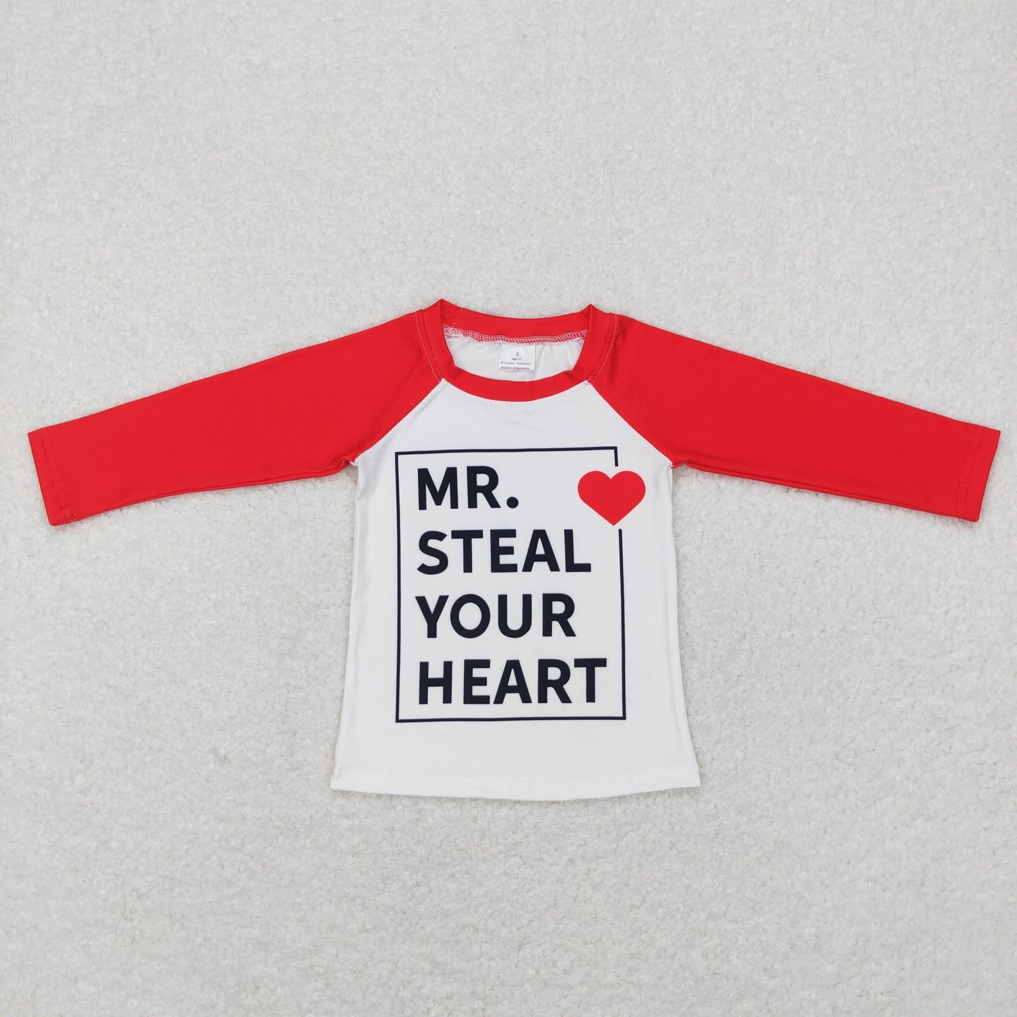 Sibling Baby Boys Girls Hearts Dinosaurs XOXO Valentine Tee Shirts Top