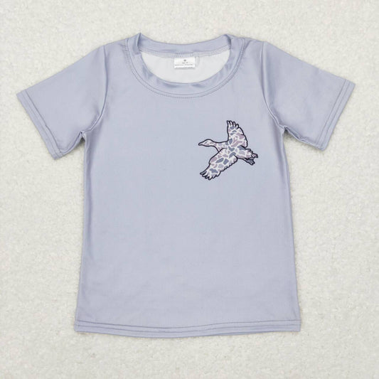BT0462 toddler boy clothes mallard camouflage summer tshirt