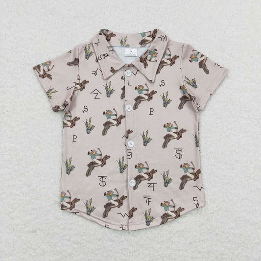 BT0484 toddler boy clothes hunting boy summer t-shirt