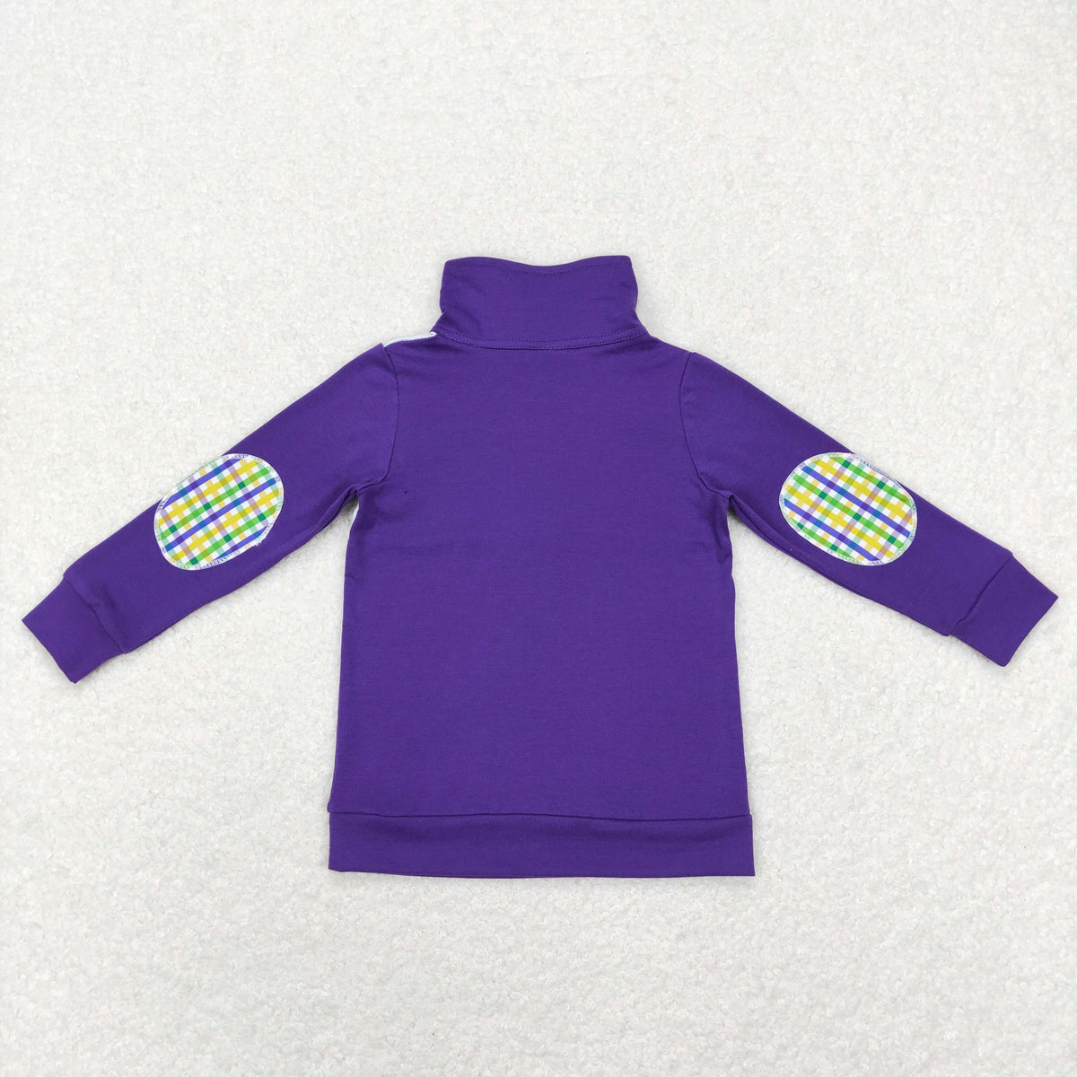 Sibling Baby Boys Girls Mardigras Button Zip Pullovers Shirts Top