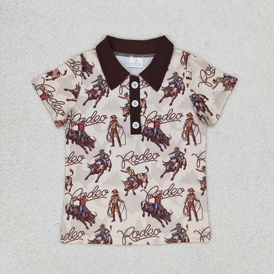 BT0558 baby boy clothes cowboy boy summer tshirt
