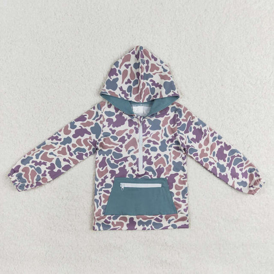 BT0754   toddler boy clothes camouflage boy winter top