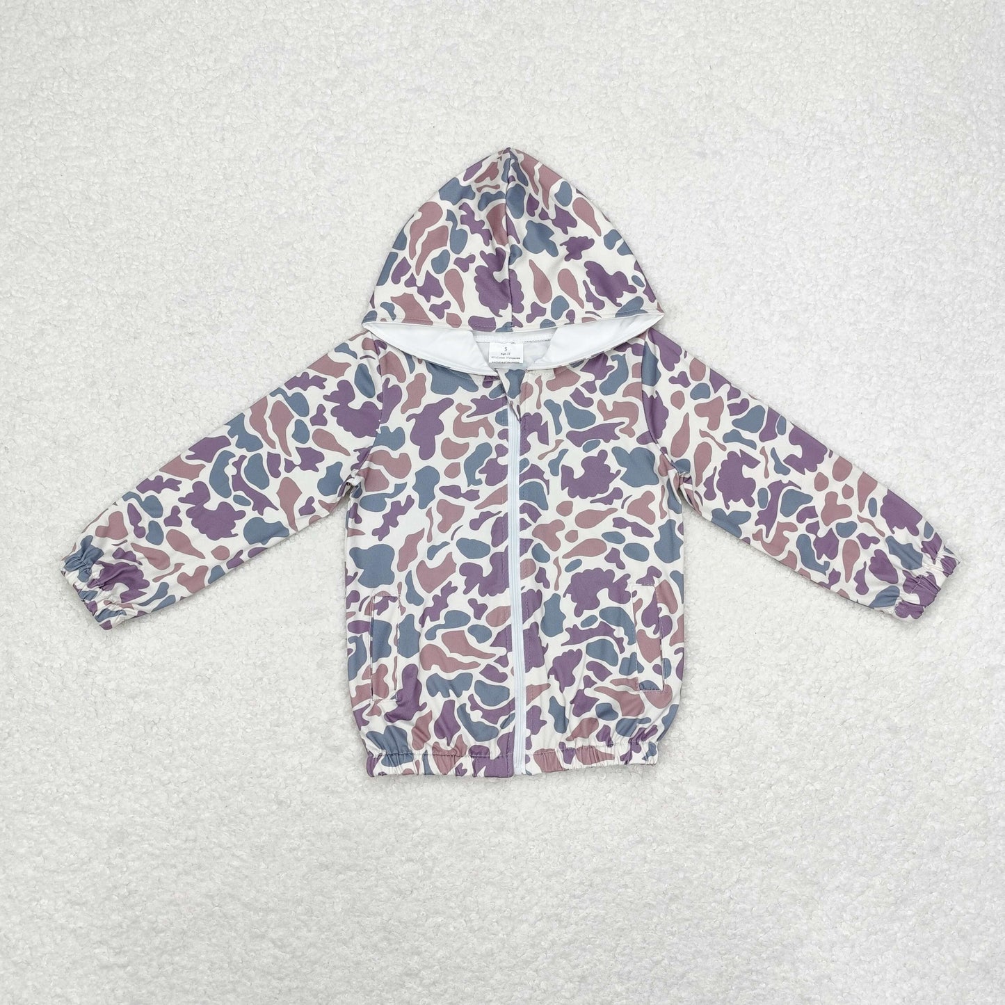 Sibling Baby Boys Girls Long Sleeves Southern Hunting Camo Zip Pockets Hoodie Jackets Top