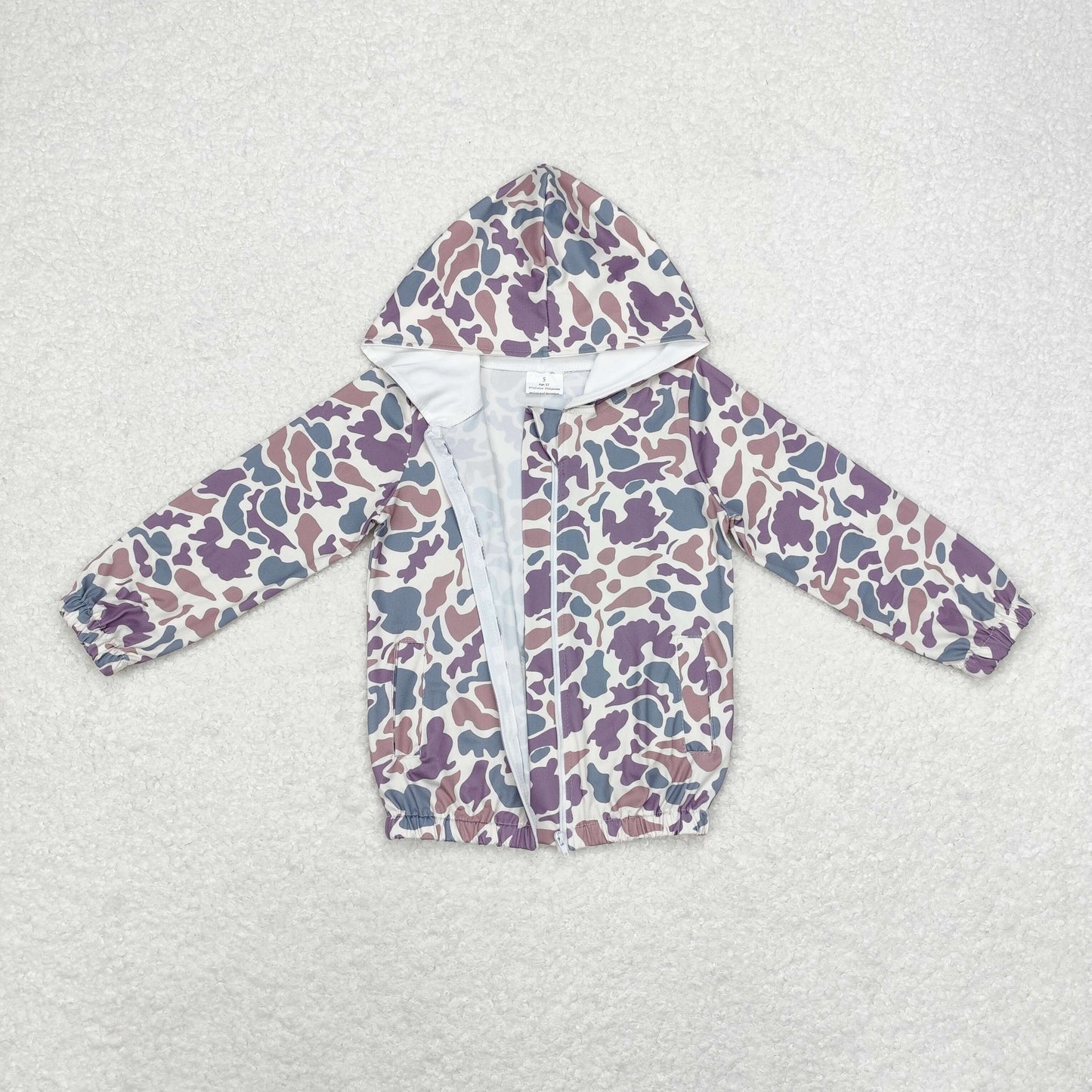 BT0793  toddler boy clothes camouflage boy winter hoodie top