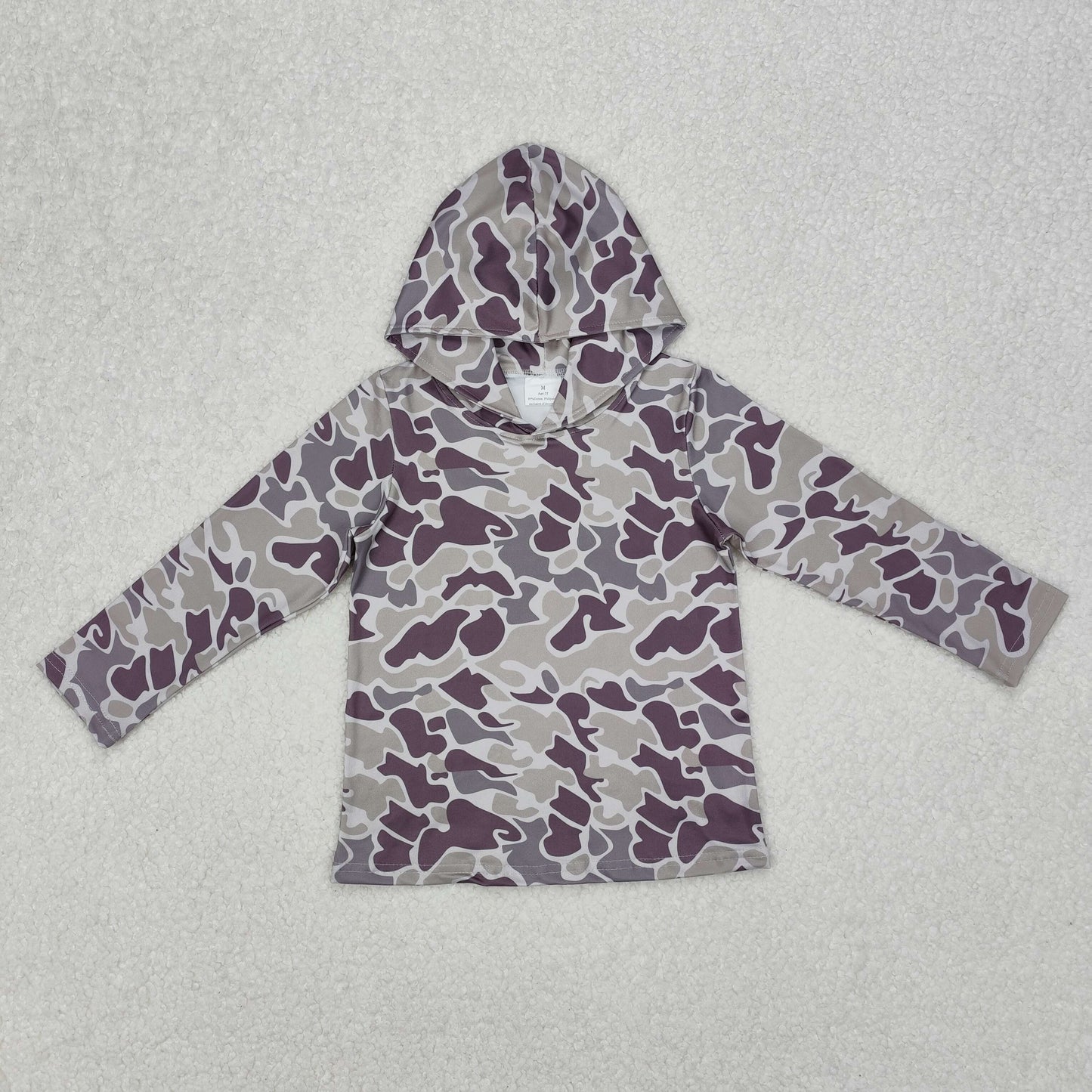 Sibling Baby Boys Western Camo Long Sleeves Hoodies Tops
