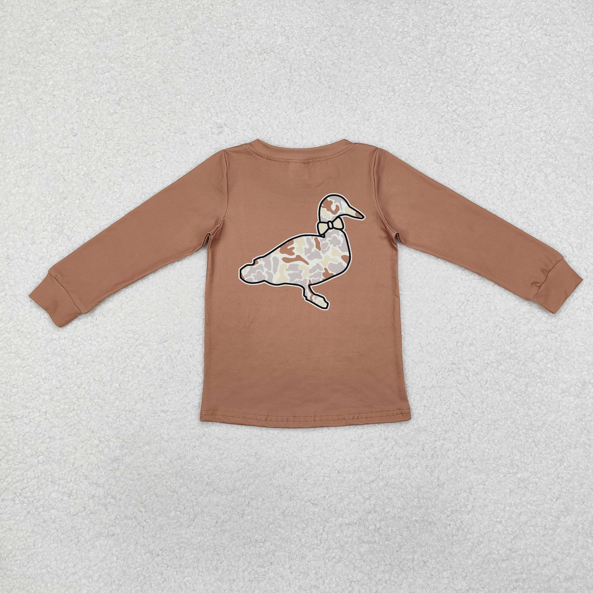 Sibling Baby Boys Long Sleeve Camo Ducks Fishing Hunting T-shirts Top