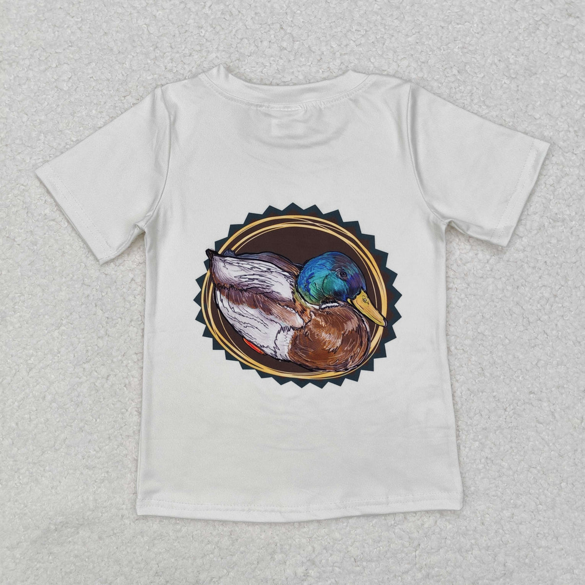 Sibling Baby Boys Short Sleeve Dogs Ducks Fishing Hunting T-shirts Tops