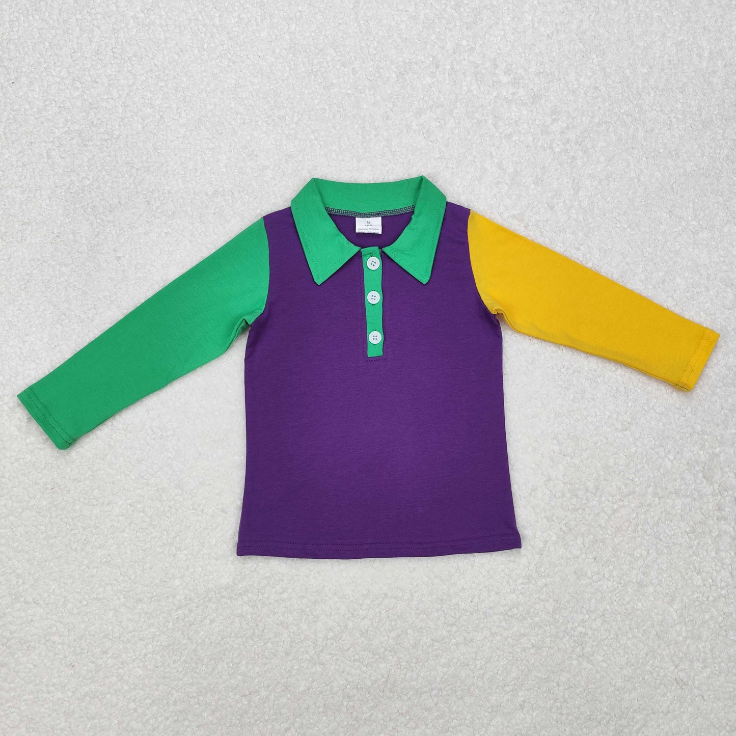 Sibling Baby Boys Girls Mardigras Pullovers Jacket Tops Knee Length Dresses