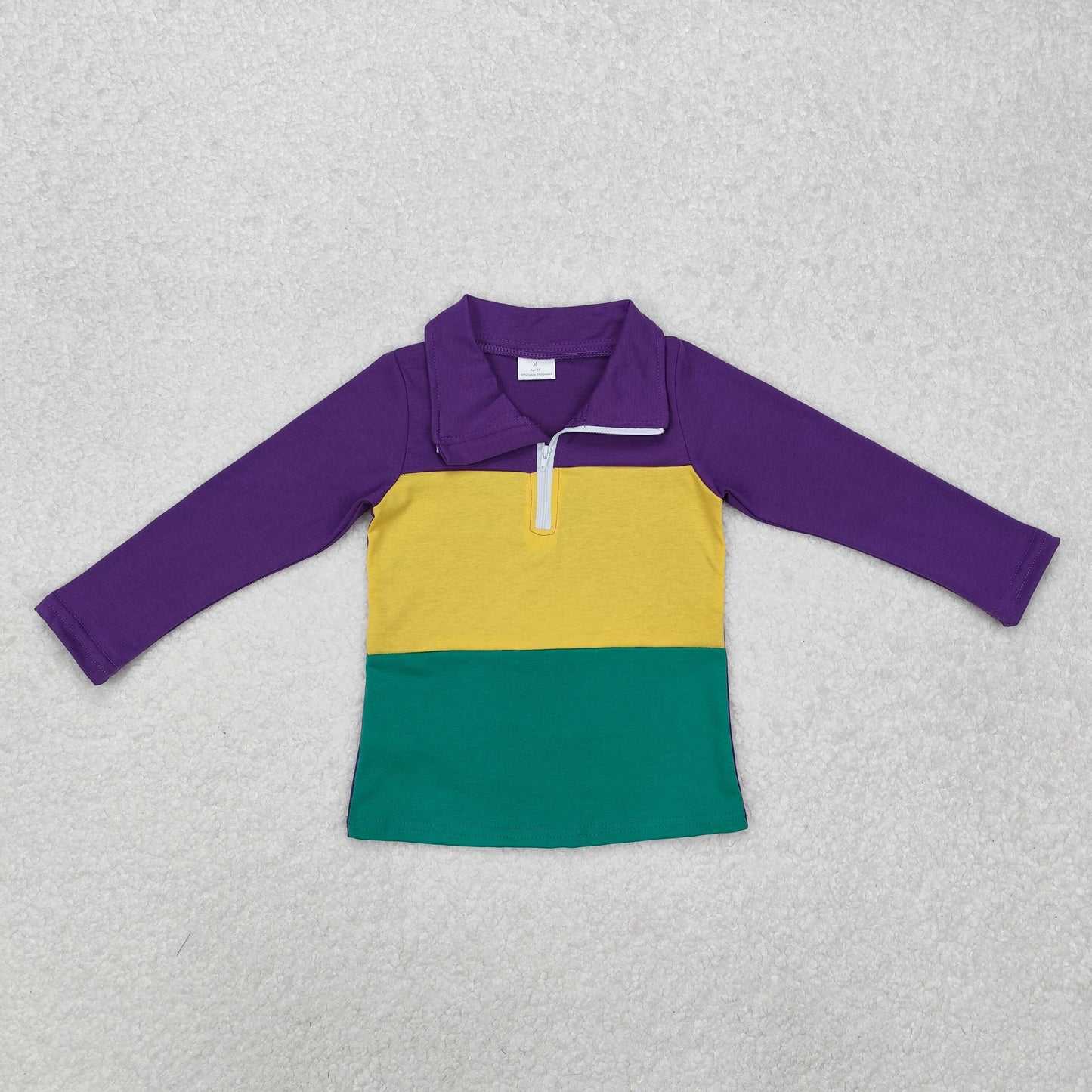 Sibling Baby Boys Girls Mardigras Pullovers Jacket Tops Knee Length Dresses