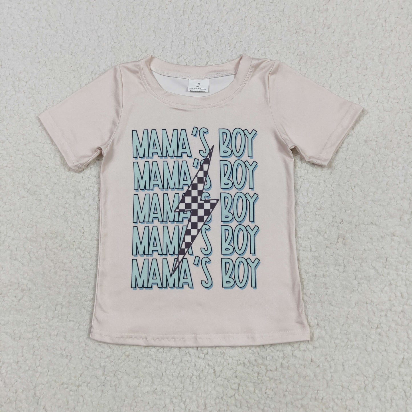 Sibling Mama's Boys Girls Lights Flowers Tee Shirts Top