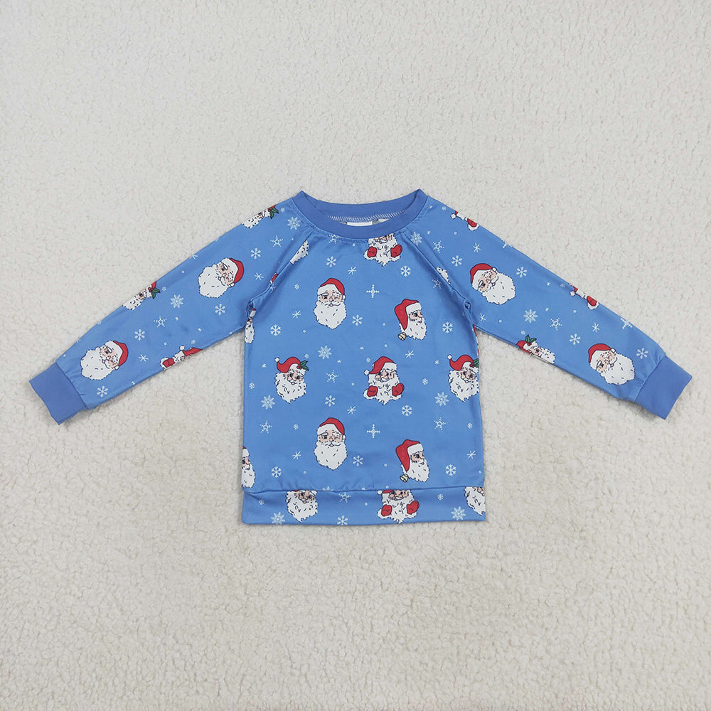 Sibling Baby Boys Girls Santa Snowflake Christmas Shirts Top