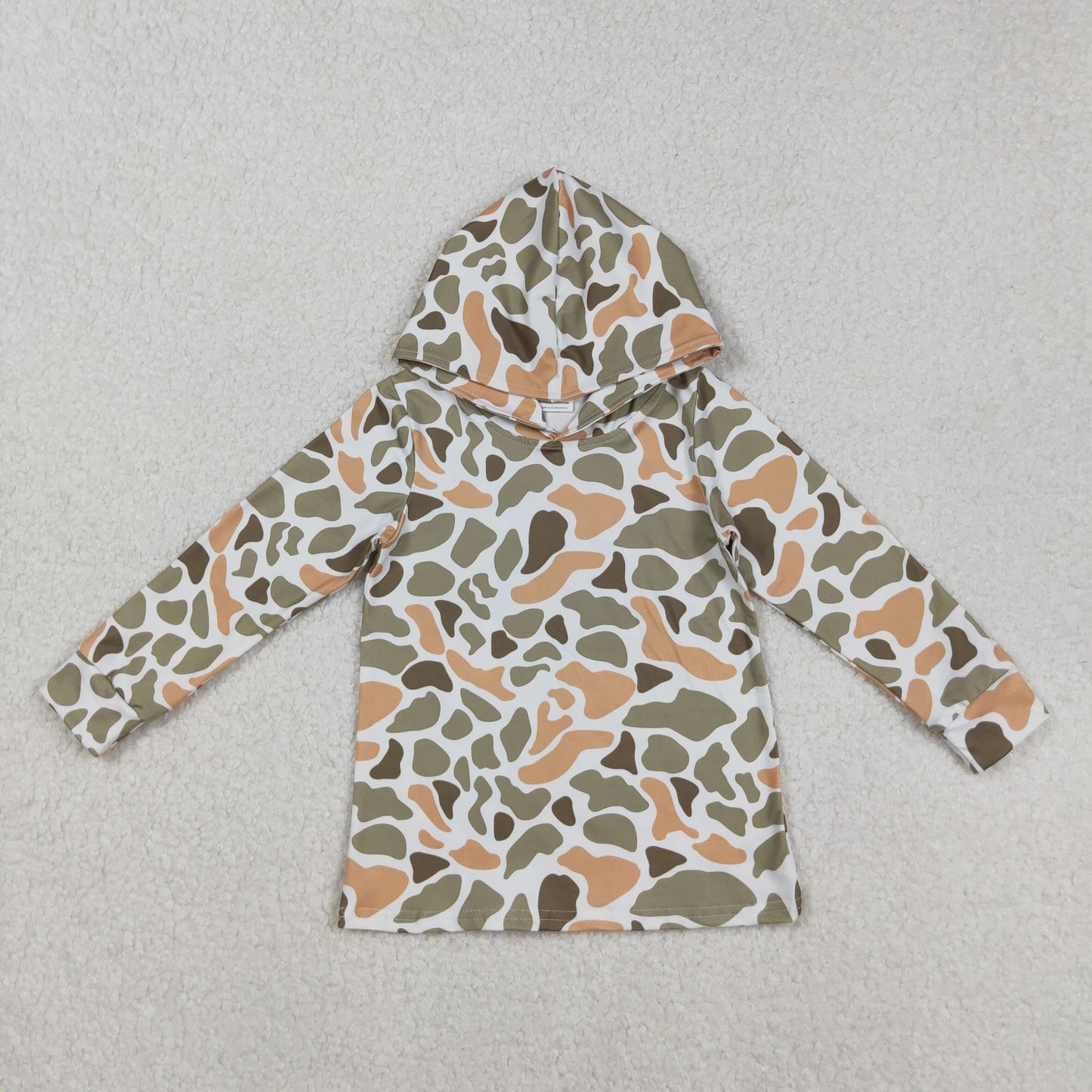 Sibling Baby Boys Southern Camo Long Sleeves Hoodies Tops