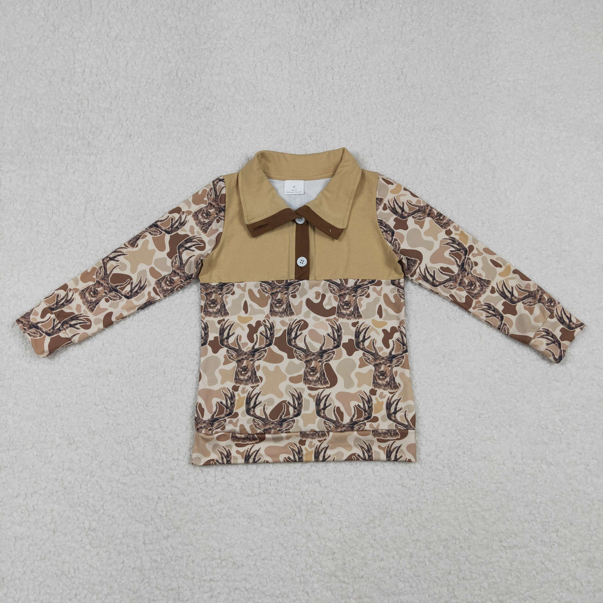 Sibling Baby Boys Long Sleeve Camo Ducks Cows Hunting Zip Pullovers Top