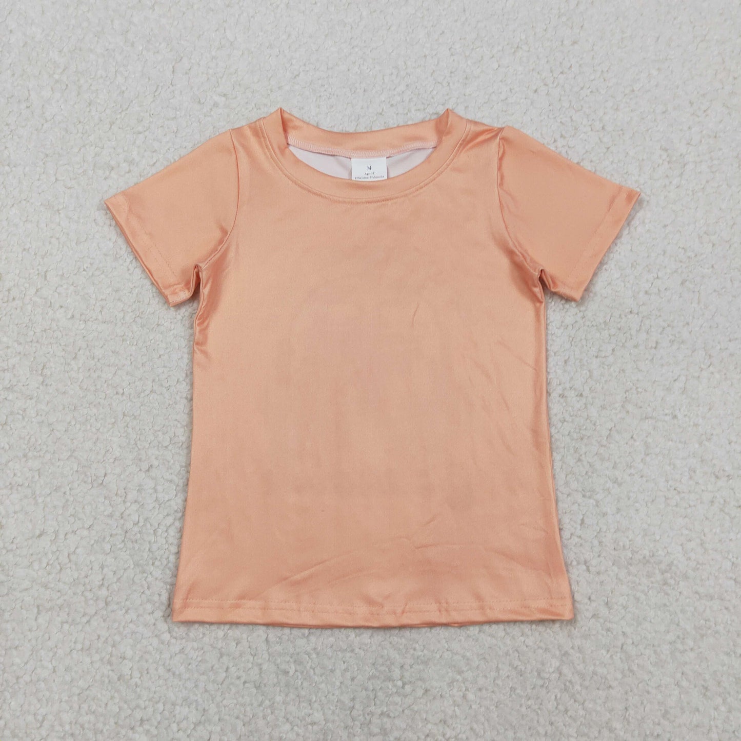 BT1618 Baby Boys Peach Short Sleeve Jesus Horse Rodeos T-shirts Top
