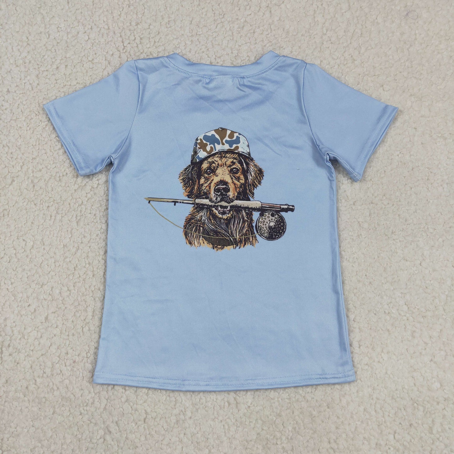 Sibling Baby Boys Dog Fishing Top Camo Pockets Shorts Hunting Clothes Sets