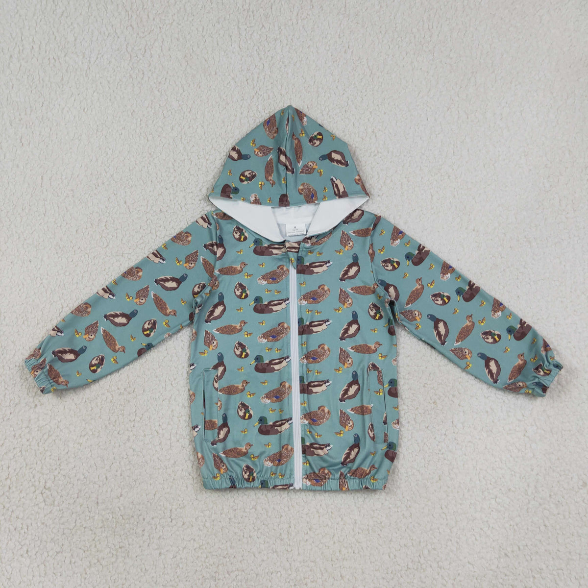 Sibling Baby Boys Girls Long Sleeves Southern Hunting Camo Zip Pockets Hoodie Jackets Top