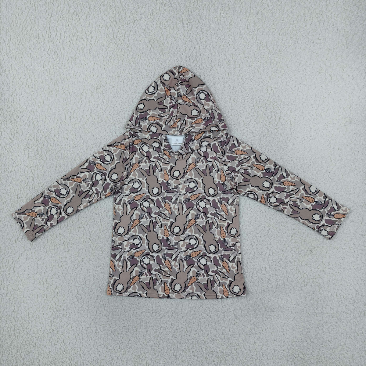 Sibling Baby Boys Camo Rabbits Easter Hoodies Top Shorts Clothes Set Zip Rompers