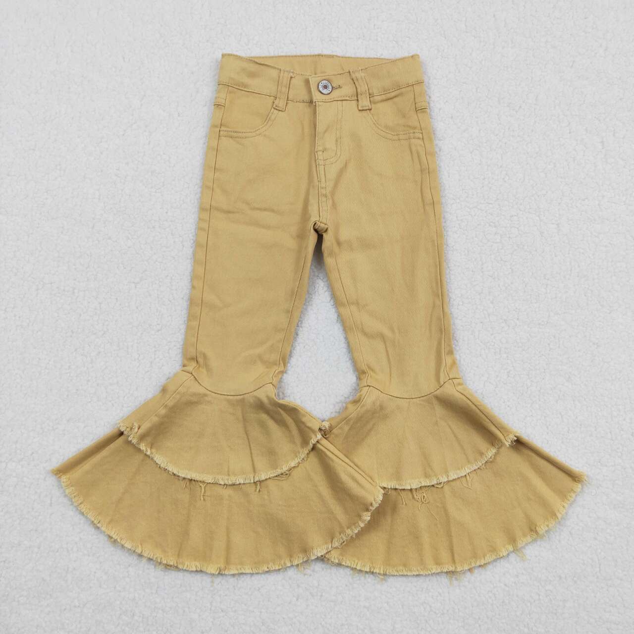Sibling Baby Girls Bell Bottom Denim Pants Jeans