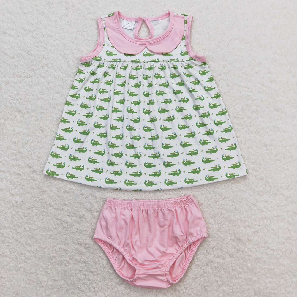 Sibling Boys Baby Girls Crocodile Cute Outfits Clothes Sets