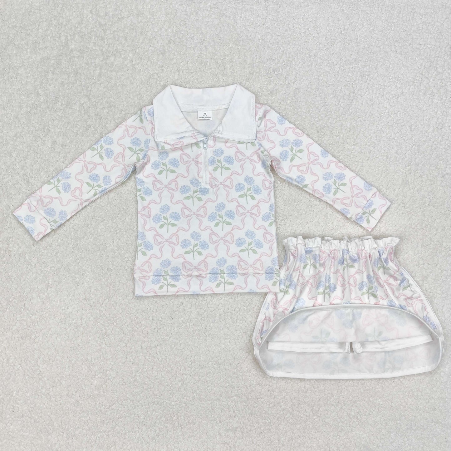 GLD1012   baby girl clothes bows toddler girl skirt outfit